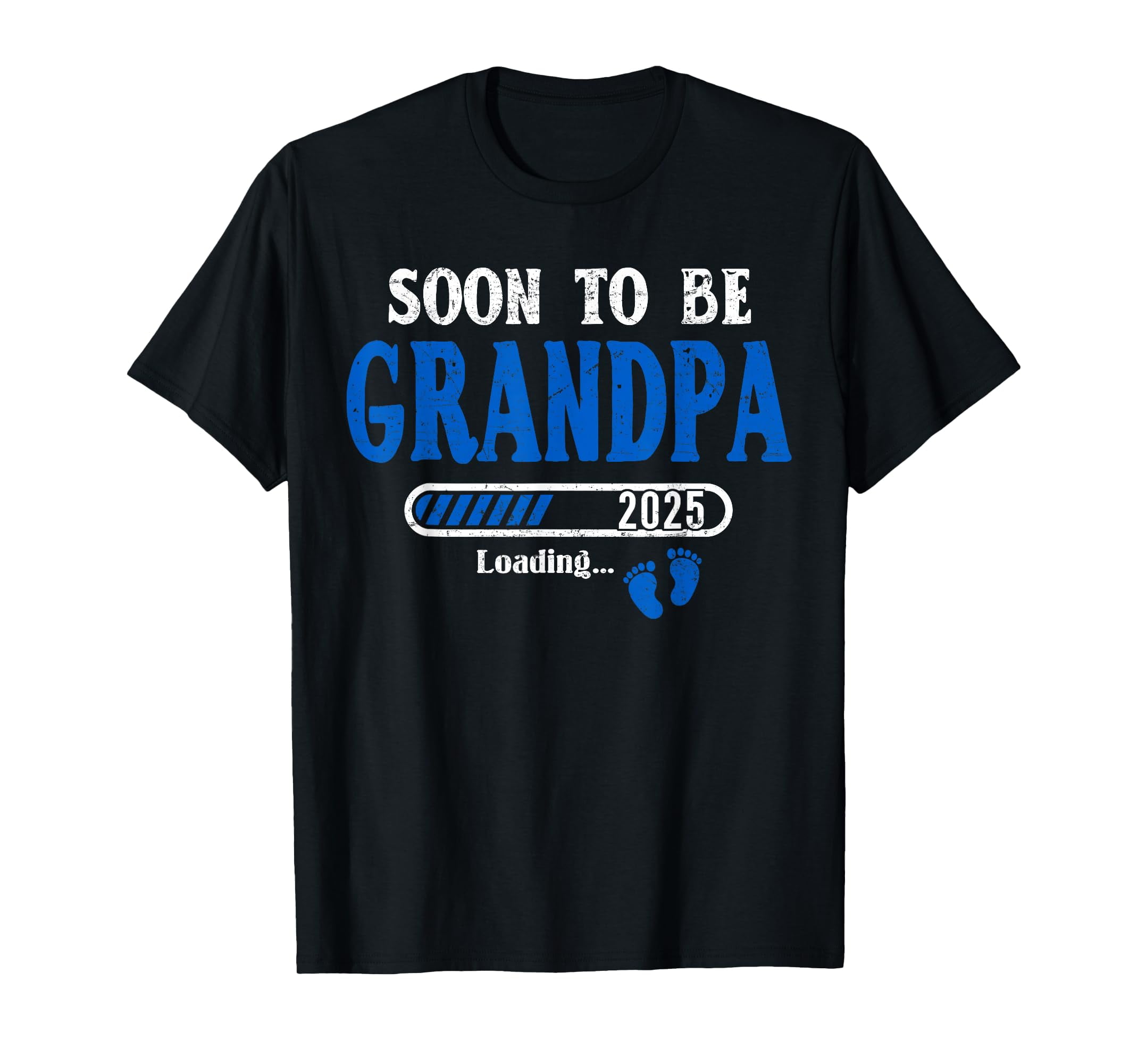 Mens Soon To Be Grandpa est.2025 New Grandpa Pregnancy TShirt