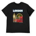 thumbnail image 1 of Mens Souvenir From London For Men T-Shirt Black 3X-Large, 1 of 5