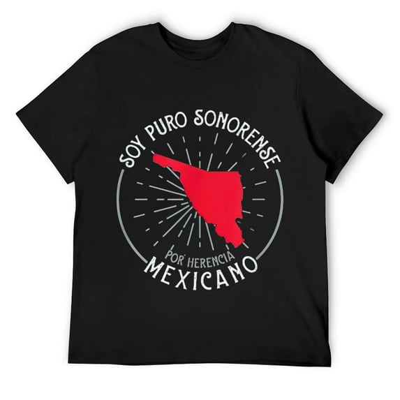Mens Soy Puro Sonorense Por Herencia Mexicano Sonora Mexico T-Shirt Black