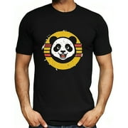 Mens Space Pandas Vintage Shirts Black Small