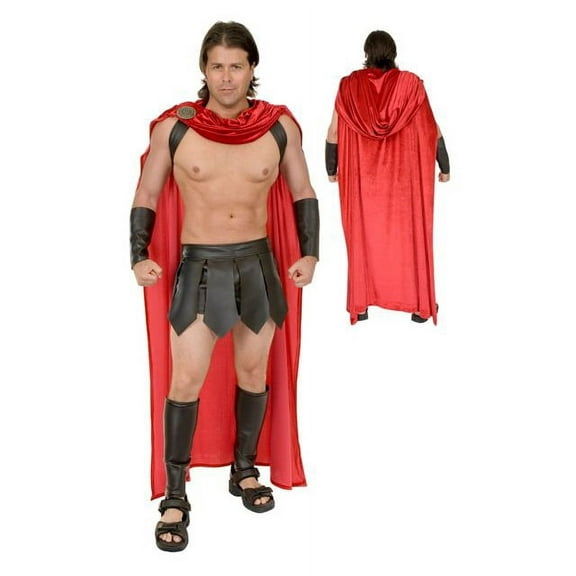 Historical Spartan Warrior Men's Halloween Fancy-Dress Costume for Adult, S