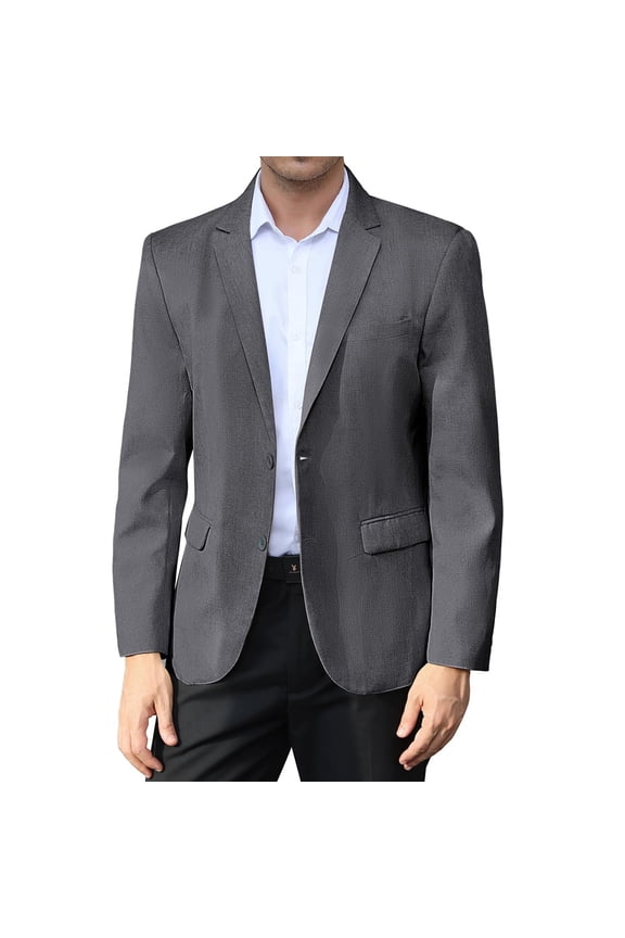 Mens Sport Big And Tall Sport Coats And Blazers Business Casual Suit Jacket 2 Button Regular Fit