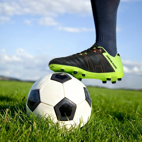 Mens Sport Flexible Athletic Lace Up Light Weight Outdoor Cleats Football Soccer Shoes