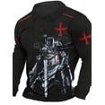 thumbnail image 1 of Mens Sport Gym T Shirts Y2K Long Sleeve Tee Tops for Mens Boat Neck 3D Digital Print Camo Summer Spring Shirts Sales Clearance Black XL, 1 of 6