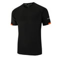 thumbnail image 1 of Mens' Sport Shirt Short Sleeve Plus Size Crew Neck Big and Tall Fast-Dry Sport Shirts for Men Summer Casual Pullover T-Shirts Black 5XL, 1 of 2