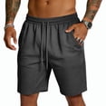 thumbnail image 1 of Mens Sport Shorts Essentials Vacation Beach Wide Leg Summer Beach Short Short Pant with Pockets Baggy 2026, S, 1 of 4
