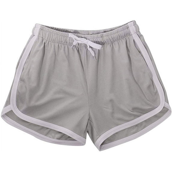 Mens Sport Shorts Solid Color Elastic Waist Short Pants Workout Gym Runing Quick Dry Shorts