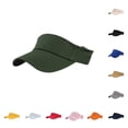 thumbnail image 1 of Mens Sport Sun Visor Hat Adjustable Empty Top Baseball Visor Cap Outdoor Lightweight Running Golf Sun Protection Caps Army Green, 1 of 4