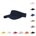 thumbnail image 1 of Mens Sport Sun Visor Hat Adjustable Empty Top Baseball Visor Cap Outdoor Lightweight Running Golf Sun Protection Caps Navy, 1 of 4