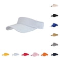 thumbnail image 1 of Mens Sport Sun Visor Hat Adjustable Empty Top Baseball Visor Cap Outdoor Lightweight Running Golf Sun Protection Caps White, 1 of 4