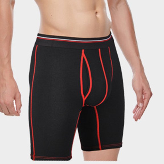 Mens Sports Compression Leg Pants Athletic Performance Base Layer Underwear for Running Training Workout, L, Black