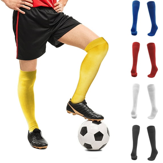 Mens Sports Football Soccer Long Socks Baseball Hockey Over Knee High Socks Gift