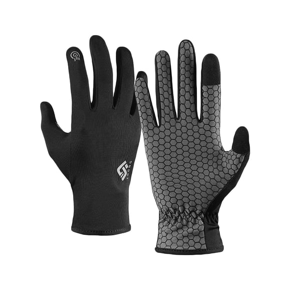 Mens Sports Gloves Full Finger Breathable Anti Slip for Outdoor Hiking Cycling Gym Workout Lightweight Touchscreen Sun Protection