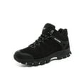 thumbnail image 1 of Mens Sports Hiking Boots Lightweight Outdoor Work Boots Breathable Non-slip Driving Boots Casual Bare Boots Black 10 UK, 1 of 7