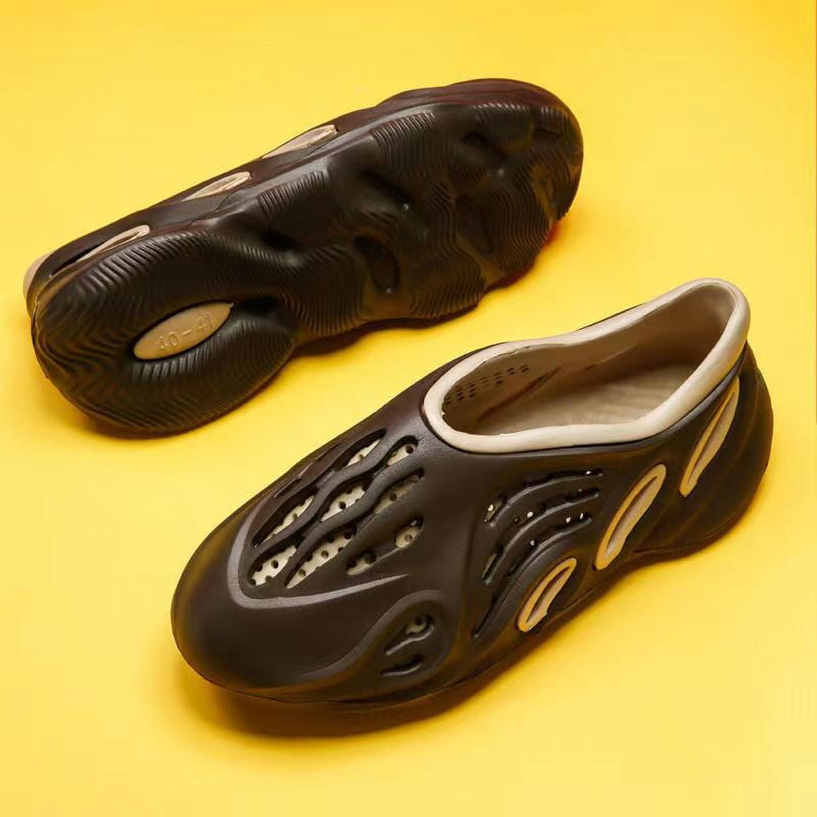 Mens Sports Running Shoes Mens Hole Shoes Sandals Outer Wear Thick Sole