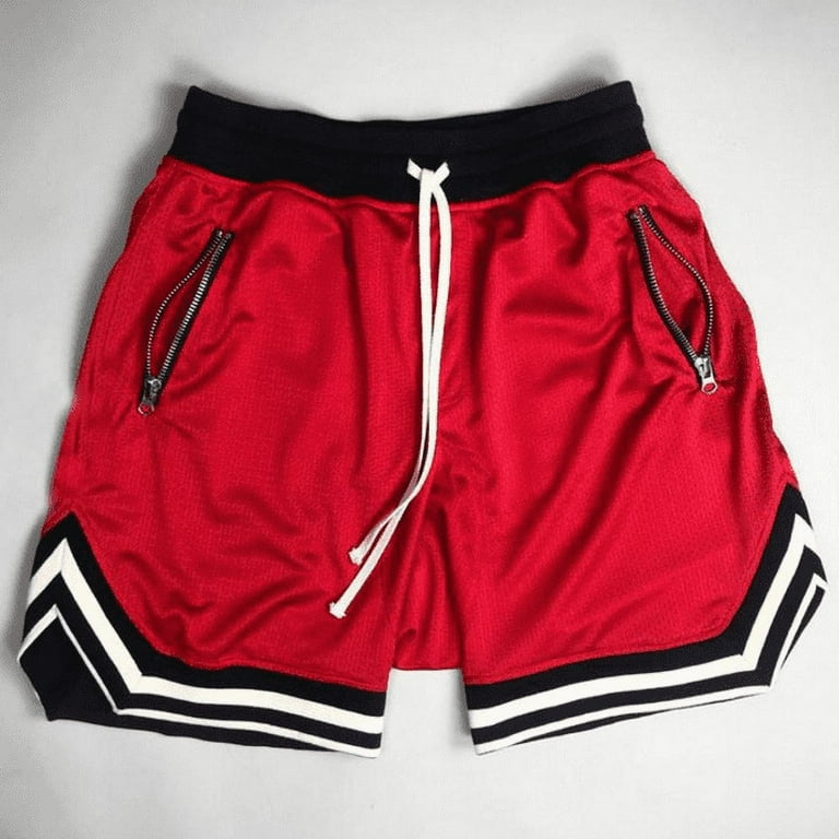 Mens Sports Shorts Breathable Athletic Gym Shorts Loose Fit