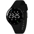 Mens Sports Watches, Digital Watch with Timer, Dual Vibrating Alarms, LED Display,Pedometer Mens