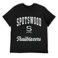 thumbnail image 1 of Mens Spotswood High_School Trailblazers T-Shirt Black, 1 of 5