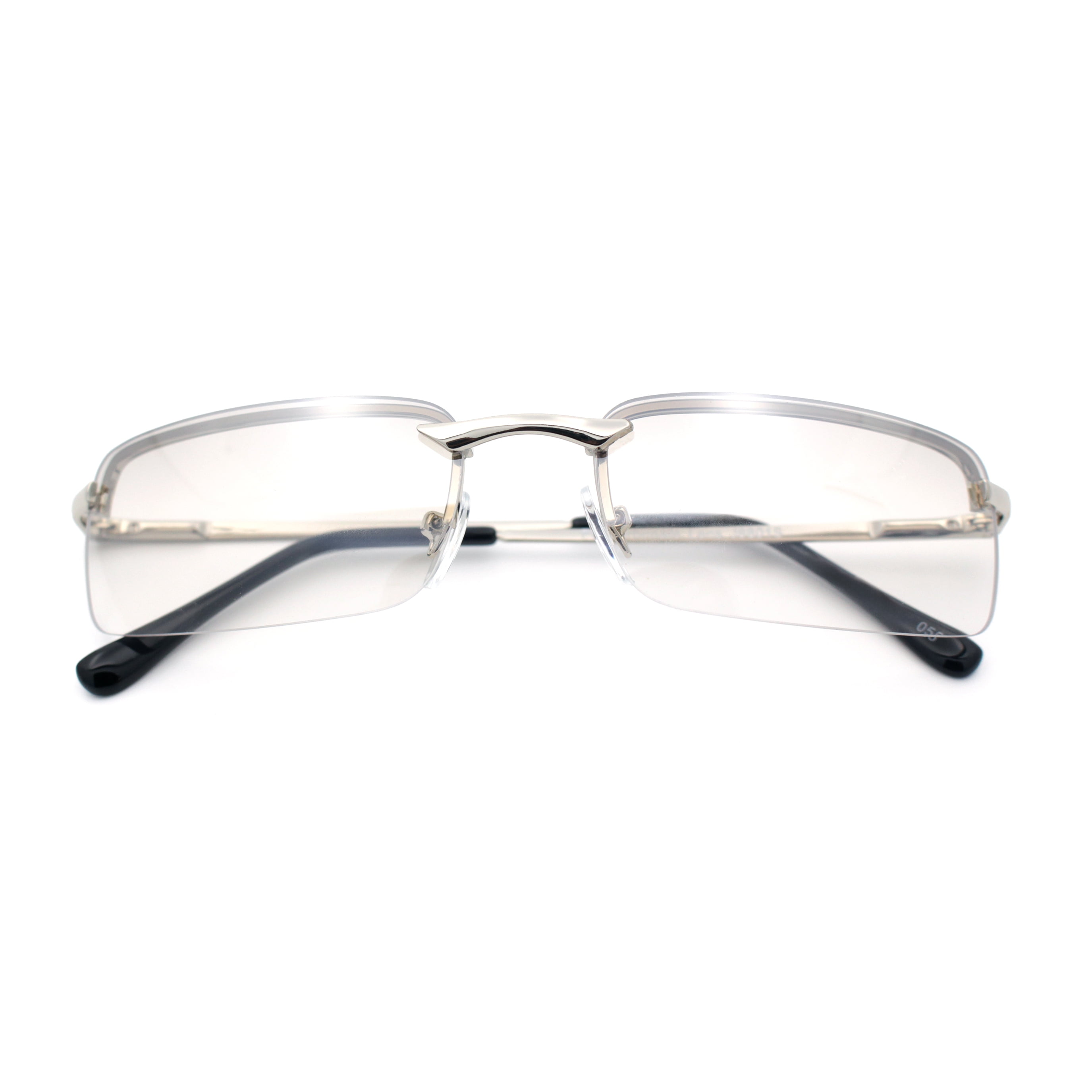 Spring For Rim Lock Mens Spring Hinge Narrow Rectangular Rimless Classy Metal Rim ...