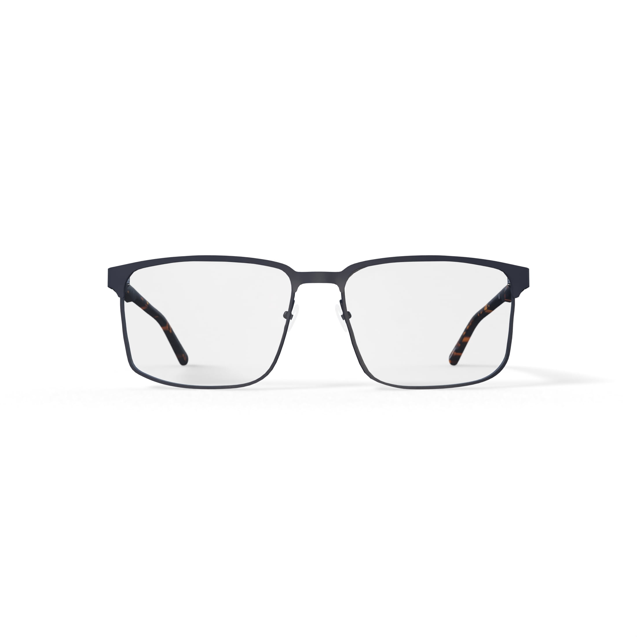 Walmart Men's Austin Square Prescription Eyeglasses with Case, Gunmetal