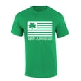 thumbnail image 1 of Mens St. Patrick's Day Tshirt Irish American Saint Pattys Short Sleeve T-shirt-Antique Irish Green-xxl, 1 of 1