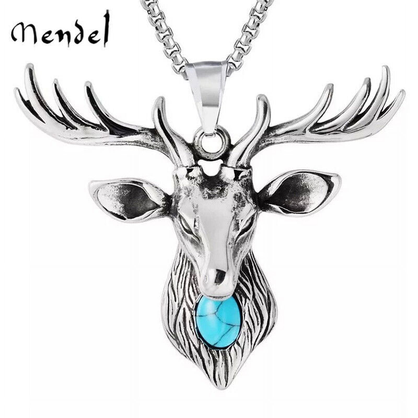 Deer head hot sale necklace charms