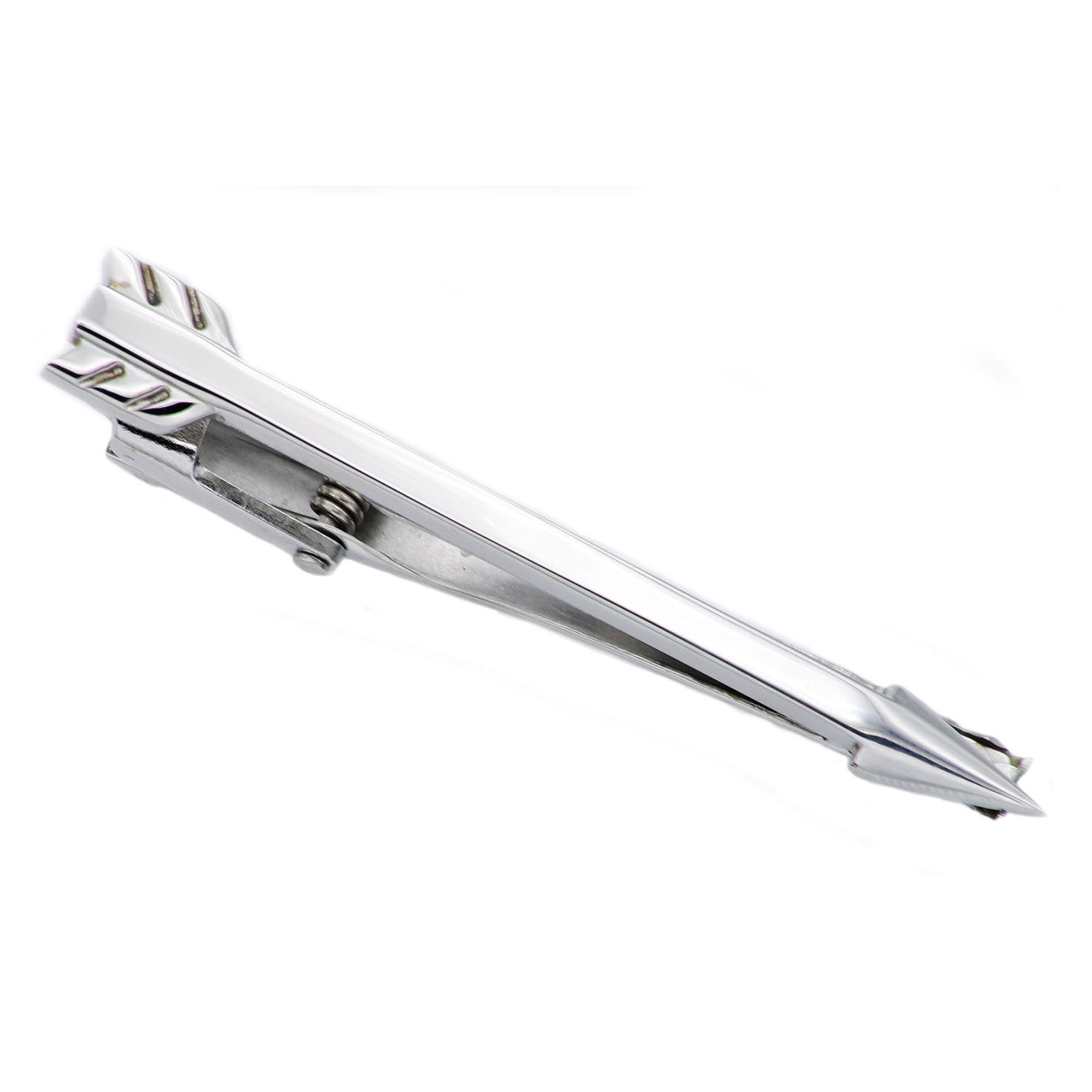 Mens Stainless Steel Arrow Tie Clip