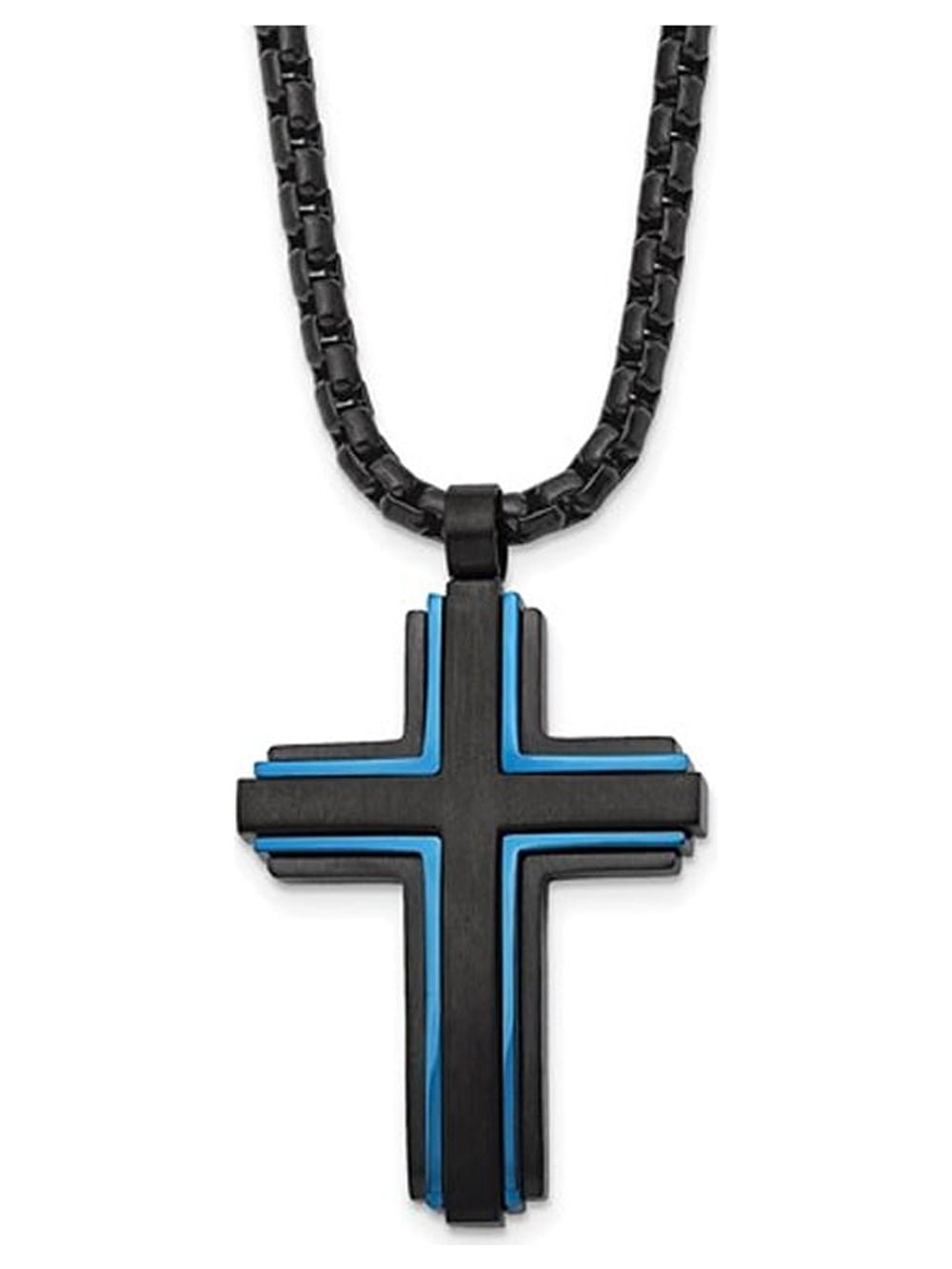 Walmart cross necklace mens discount