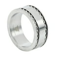 thumbnail image 1 of Mens Stainless Steel Fancy Band., 1 of 3