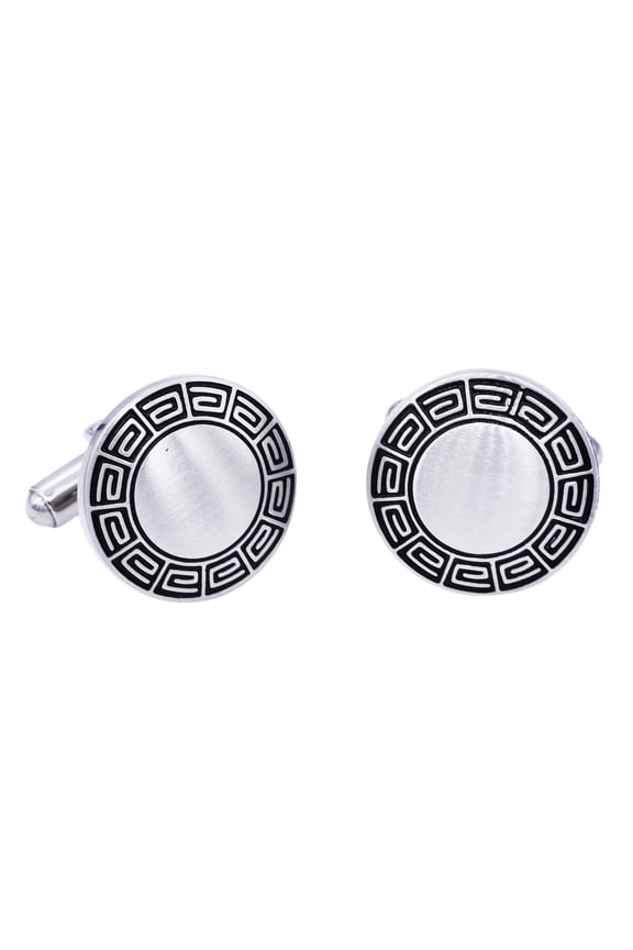 Mens Stainless Steel Fancy Cuff Links.