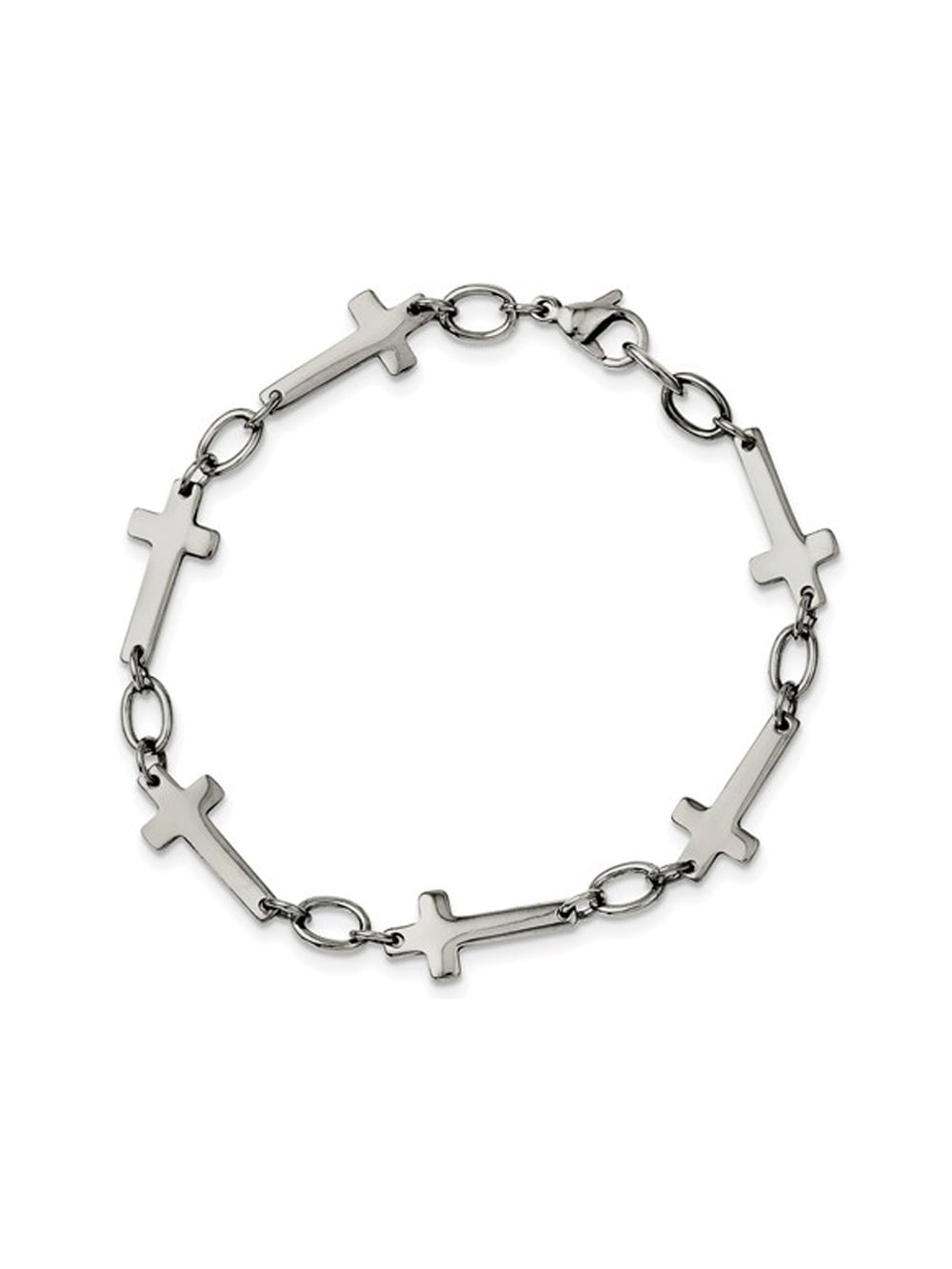 Italian Sterling Silver Cross Bracelet | Ross-Simons