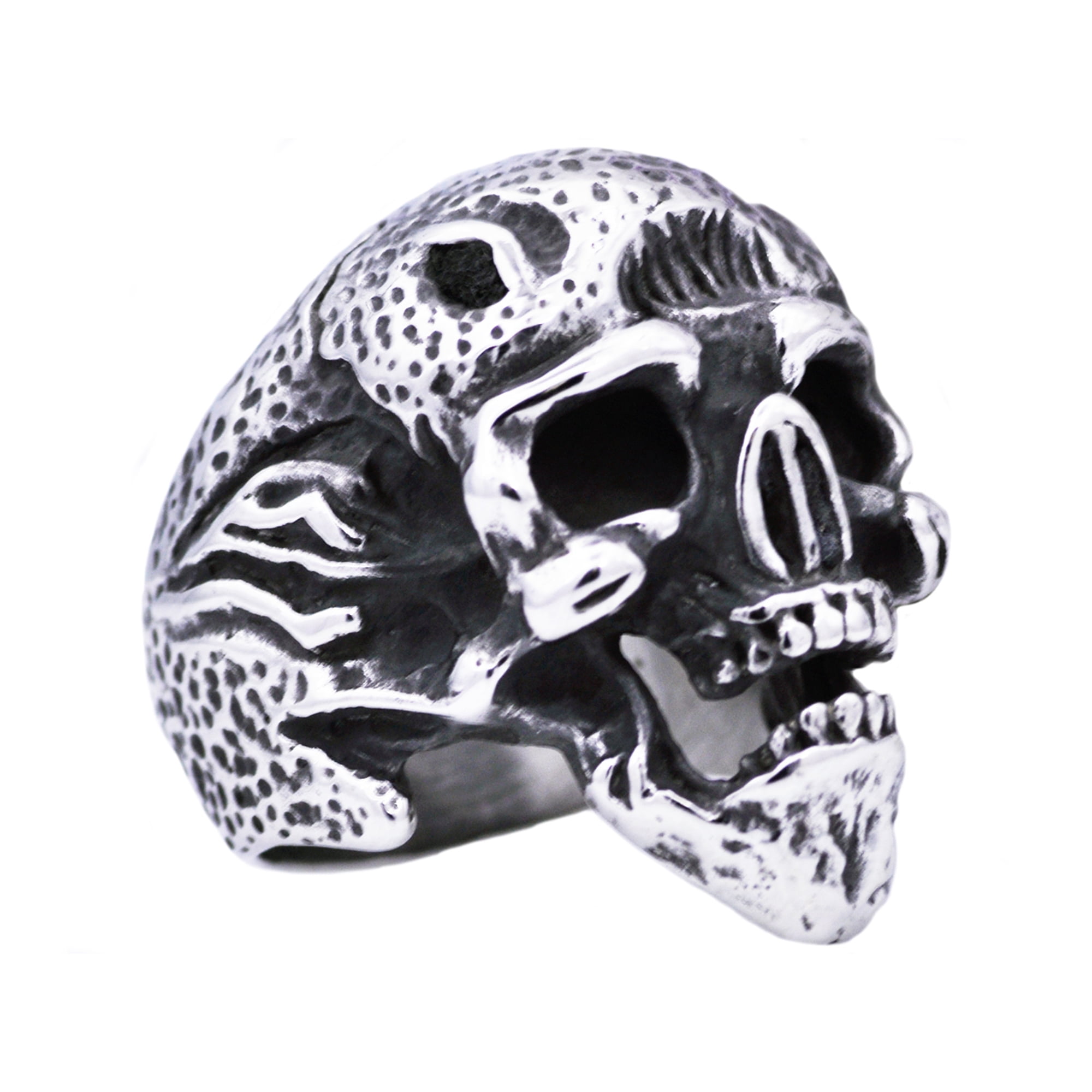 Mens Stainless Steel Skull Ring