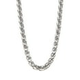 thumbnail image 1 of Mens Stainless Steel Wheat Link Chain Necklace, 1 of 3