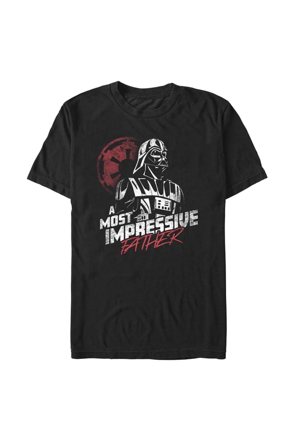 Mens Star Wars A Most Impressive Father T Shirt