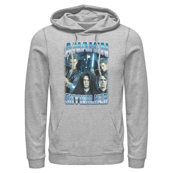 Mens Star Wars Anakin Skywalker Collage Lightweight Hoodie