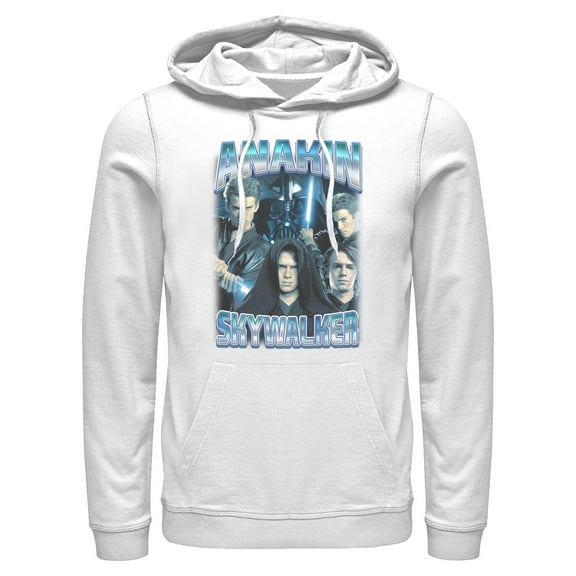 Mens Star Wars Anakin Skywalker Collage Lightweight Hoodie