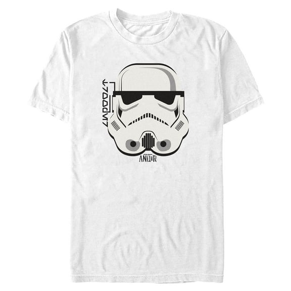 Mens Star Wars: Andor Stormtrooper Helmet Portrait T Shirt