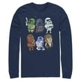 thumbnail image 1 of Mens Star Wars Cartoon Crew Long Sleeve Shirt, 1 of 4