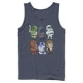 thumbnail image 1 of Mens Star Wars Cartoon Crew Tank Top, 1 of 4