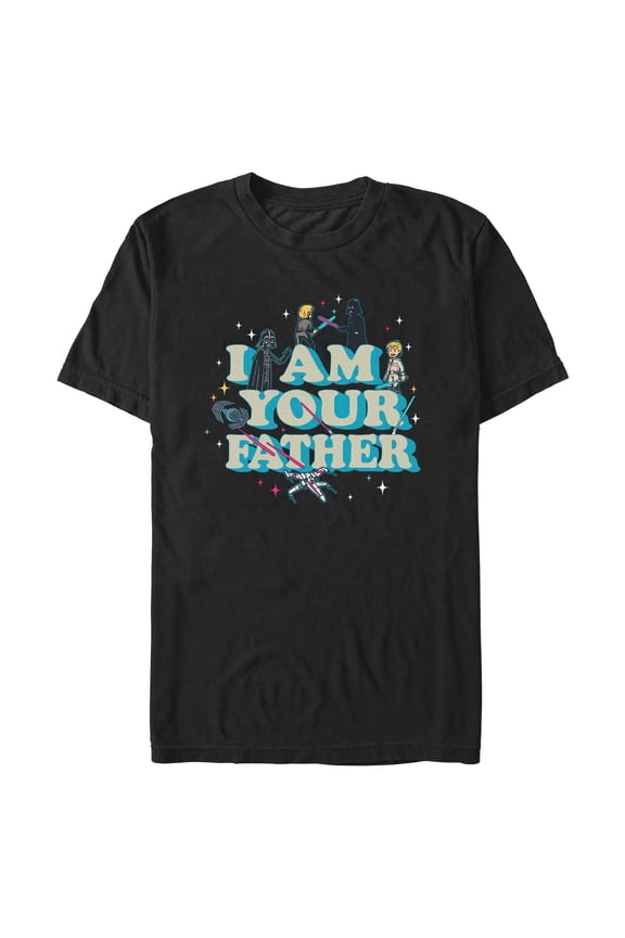 Mens Star Wars Cartoon I Am Your Father T Shirt