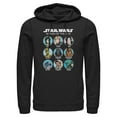 thumbnail image 1 of Mens Star Wars Cartoon Portraits Lightweight Hoodie, 1 of 4