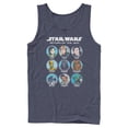 thumbnail image 1 of Mens Star Wars Cartoon Portraits Tank Top, 1 of 4
