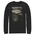 thumbnail image 1 of Mens Star Wars Corellian Freighter Long Sleeve Shirt, 1 of 4
