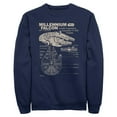 thumbnail image 1 of Mens Star Wars Corellian Freighter Sweatshirt, 1 of 4