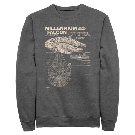 Mens Star Wars Corellian Freighter Sweatshirt