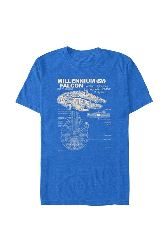 Mens Star Wars Corellian Freighter T Shirt