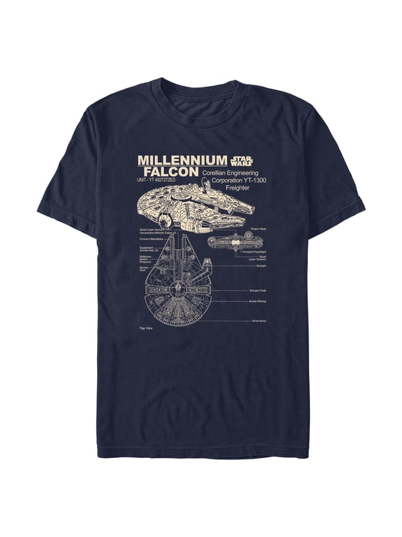 Mens Star Wars Corellian Freighter T Shirt
