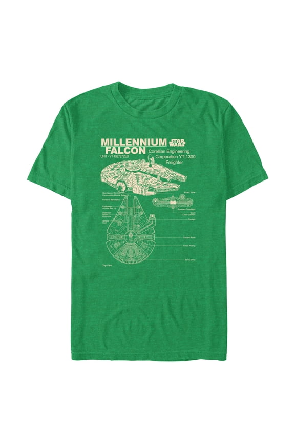 Mens Star Wars Corellian Freighter T Shirt