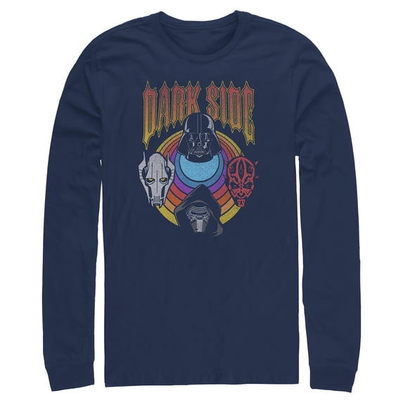 Mens Star Wars Dark Side Villains Long Sleeve Shirt
