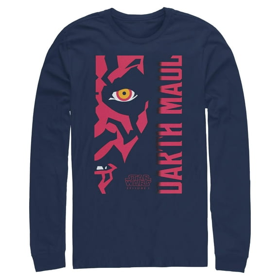 Mens Star Wars Darth Maul Menace Long Sleeve Shirt